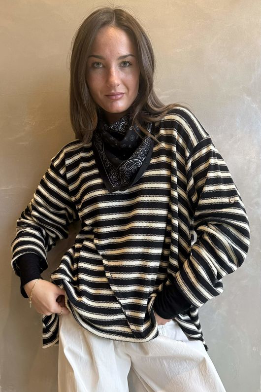 Camber Sand Knit Black & Stone